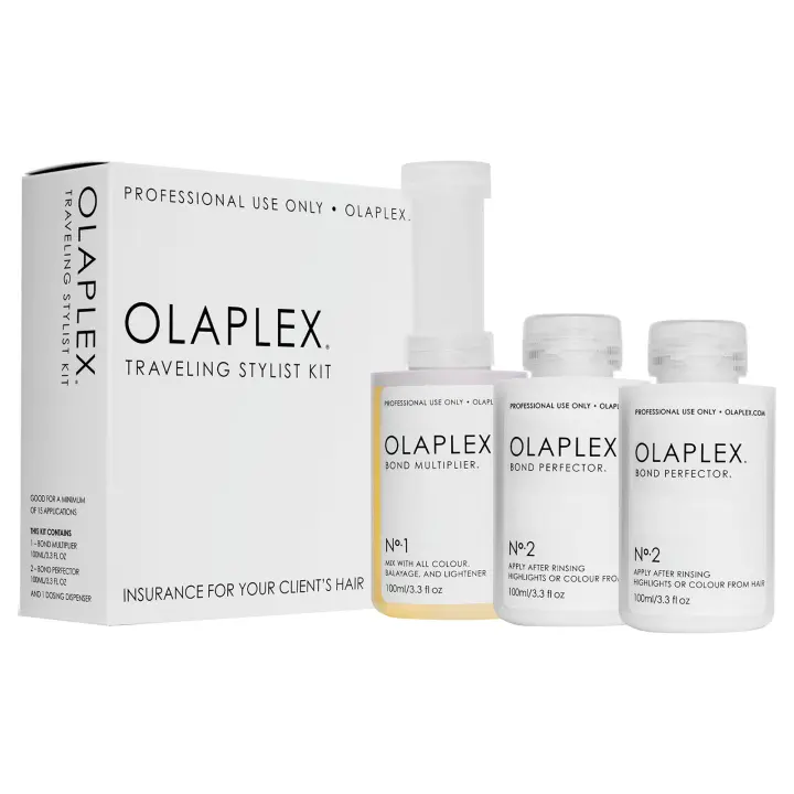 Olaplex Tratamiento Traveling Stylist Kit 100ml, 1U Olaplex nº1 + 2U Olaplex nº2 - 1