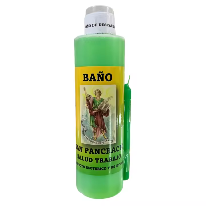 THE BUBBLE SHOP Baño de San Pancracio 250ml - Vela Especial para Salud y Trabajo - 1