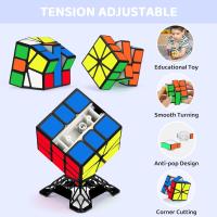 Cubo de Rubik Cuadrado 1 Velocidad Cubo Negro, Turn Suavemente Peri holds suficiente fricción para tener Las Capas en su lugar - details 3
