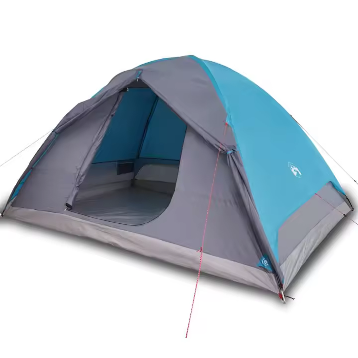vidaXL Tienda de campaña iglú para 6 personas impermeable azul - 1