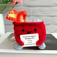 Muñeco De Crochet Divertido Para Decoración De Hogar Y Piso Estilo Moderno Regalo De Navidad Ornamento De Textil Y Fibra - details 6
