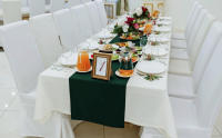 Corredor De Mesa De Satén Para Boda Y Fiesta 12x108 Pulgadas Decoración De Hogar Y Eventos Cubierta De Mesa Personalizada - details 7