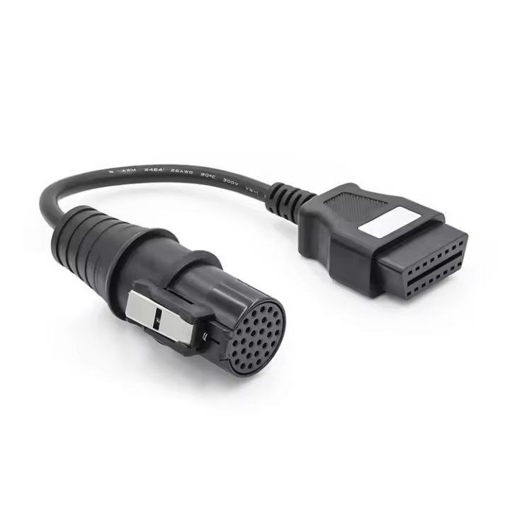 La línea de conversión de camiones OBD2 de 30 PINES A 16 PINES es adecuada para la línea adaptadora de camiones - 1