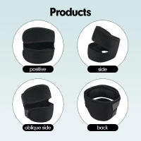 Manguito De Rodilla Elástico Con Protección Pressurizada 1PCS Para Baloncesto Tenis Ciclismo Soporte De Rodilla Con Almohadilla De Seguridad Para Adultos - details 3