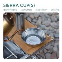 CAMPINGMOON Set De Camping De 4 Piezas Taza Sierra De Acero Inoxidable 310ml Con Estuche De Almacenamiento S220-4P+B - details 8