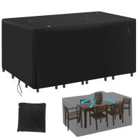 Cubierta Protectora Para Muebles De Jardín Y Terraza 210D Impermeable Cubierta De Polvo Para Sofá Silla Rain Y Snow Estilo Sólido - details 0