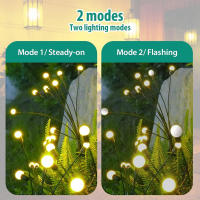 1pc Luz Solar De Mosquitero Mejorada Para Jardín Impermeable Luz De Escenario Exterior Luz De Paisaje Solar Oscilante - details 5