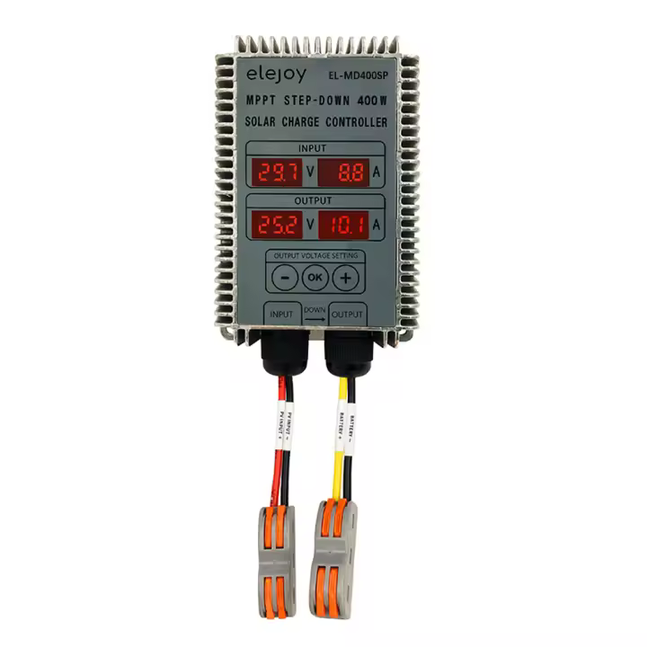 Controlador De Cargador Solar MPPT 400W Con Monitoreo En Tiempo Real Entrada 10~30V Salida 12V/24V Recarga De Baterías - 1