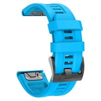Correa De Reloj De Silicona 26MM 22MM Para Garmin Fenix 6X 6 6S pro 7X 7 Easyfit Wristband Fenix 5 5X 5S plus Pulsera Compatible - details 1