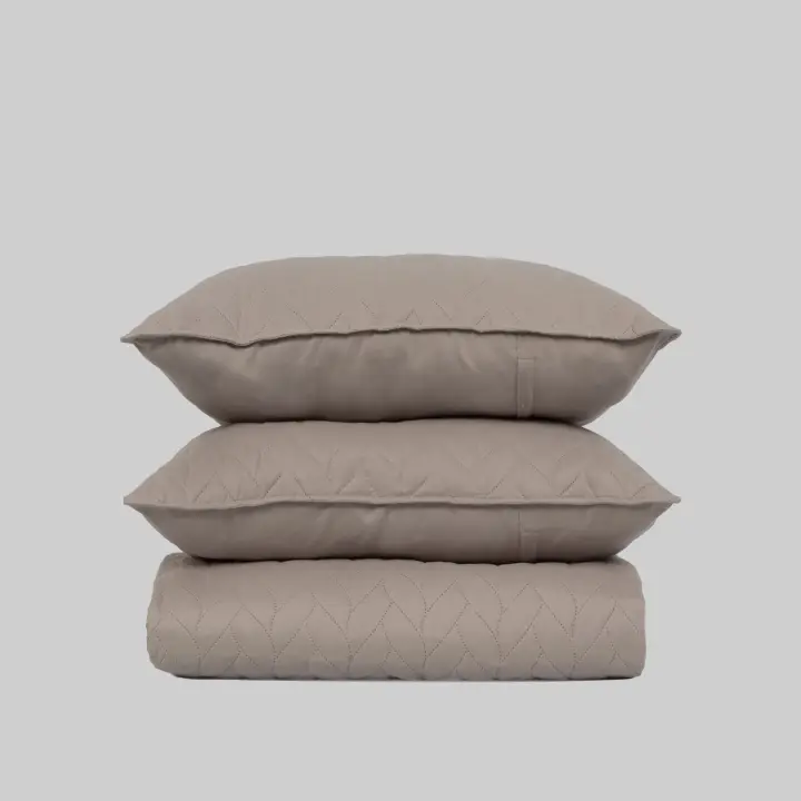 Llartextil Colcha Clásica Todo el Año Bouty Karamelo Zinia Avellana - 1