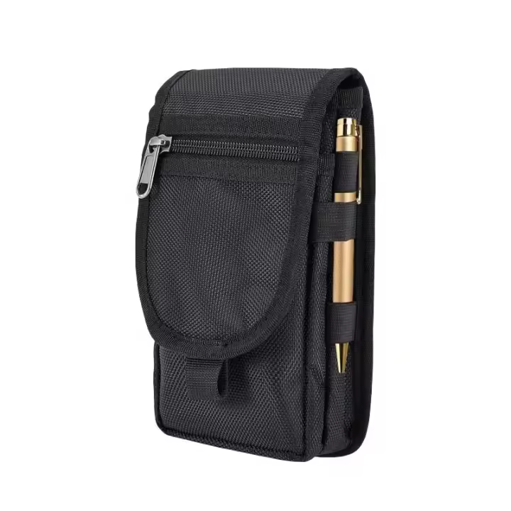 Bolsa De Cintura Impermeable Para Hombres Estilo Militar Mochila De Móvil Para Motocicleta Y Viajes Con Cinturón De Pierna - 1