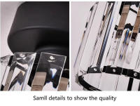 Lámpara De Techo Creativa De Cristal Negro/Oro Moderna Para Sala De Estar Pasillo Aisle Dormitorio Iluminación Interior Instalación Suelta Fuente De Alimentación AC - details 13