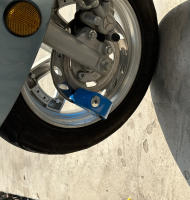 Cerradura De Freno Con Alarma Para Motocicleta Scooter Y Bicicleta De Aleación De Aluminio Impermeable Antirrobo Con Dos Llaves De Cobre - details 12