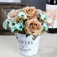 Flores Artificiales De Seda Naranja Rosa Para Decoración De Boda Tamaño Grande Y Realista Uso En Aniversarios Baños De Natación Cumpleaños Bodas Showers Decoración De Hogar Y Jardín - details 9