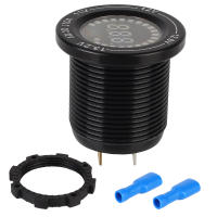 Voltímetro LED De Aluminio Para Motocicleta Y Automóvil Con Pantalla Digital Colorida DC 12V Universal Para Toyota Honda Nissan Y Más - details 6