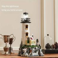 Bloques De Construcción Eléctricos Lighthouse 1092PCS Faro Iluminado Con Casa De Pescador Juguetes Educativos Para Niños Decoración De Escritorio Regalos Para Niños Y Adultos - details 1