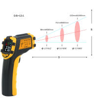 Termómetro Infrarrojo Digital SMART SENSOR -50~390℃ Tester De Temperatura No Contacto Industrial Portátil Para El Hogar - details 7