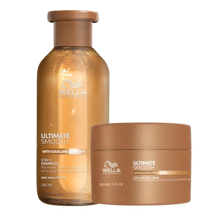 Pack Wella Professionals Ultimate Smooth Champú y Mascarilla para Cabello Seco