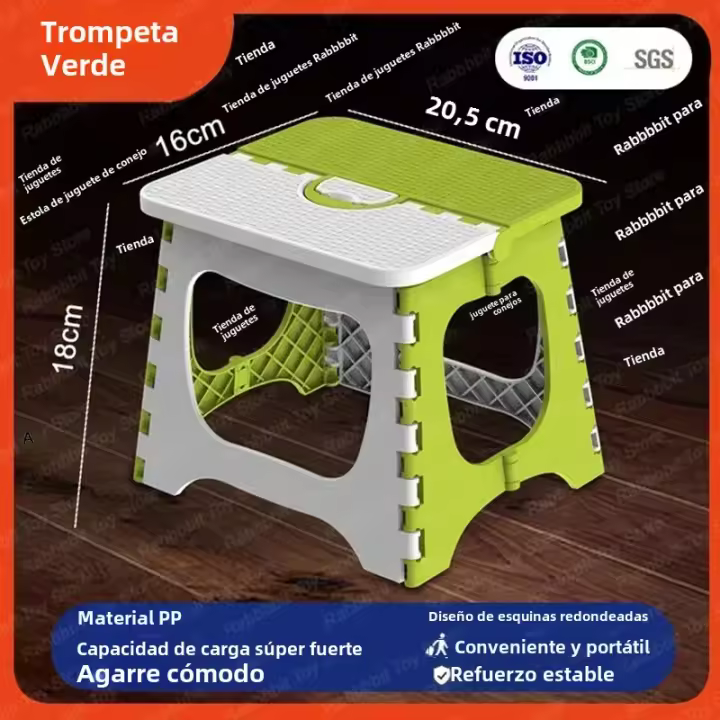 Nueva Taburete Plegable De Plástico 2024 Portátil Para Exteriores Pequeño Para Hogar Estudio Infantil Regalos - 1