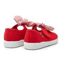 Zapatillas de lona niña VICTORIA 105110 MERCEDES LAZO ROJO 3581 XLV - details 1