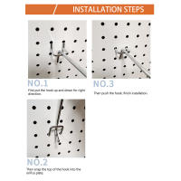 Kit De Organizador De Tablero De Pinos Metálico 114/140 Piezas Gancho Para Garage Y Tienda Herramientas De Almacenamiento Y Colgadores - details 6
