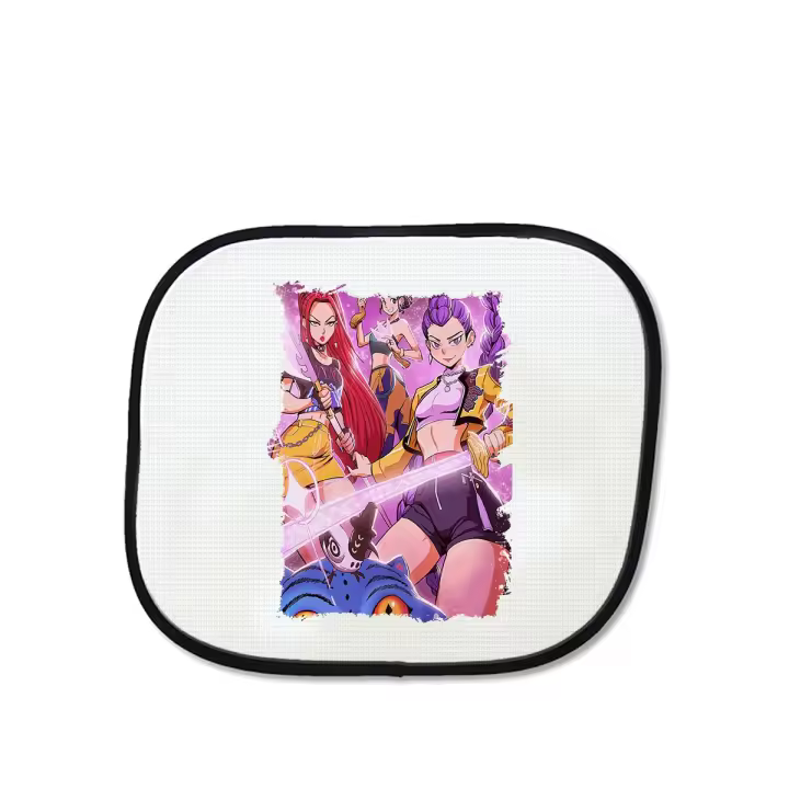 MERCHANDMANIA Parasol KPOP Demon hunters Huntrix cantantes personajes sunshield coche - 1