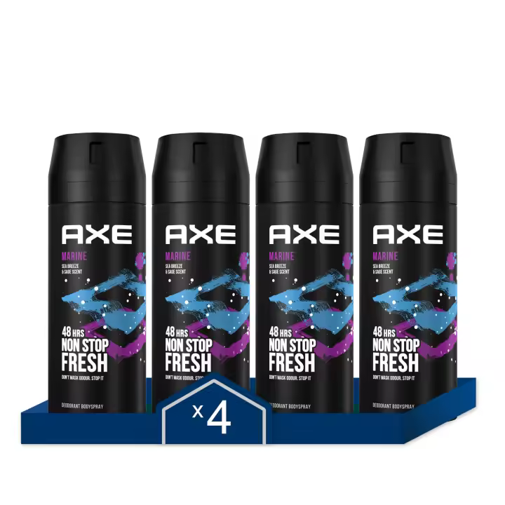Axe Desodorante Marine 150ml - Pack de 4 - 1