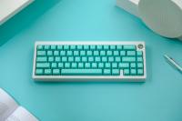 Aifei Keycaps Set Grande Doble Shot Perfil Cherry ABS Para Teclado Wooting GMK Hi75 Switches Layout ANSI Split Purple Green - details 19