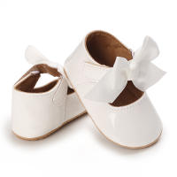 Zapatos De Princesa Para Bebé Niña En Lace Blanca Mocasines Con Lazo Y Borde Antideslizante De Goma Primera Calzado Para Caminar - details 73