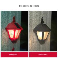 Lámpara De Pared Solar Tungsteno Exterior Impermeable Con Sensing De Movimiento Humano Para Decoración De Jardín De Villa Y Balcones - details 2