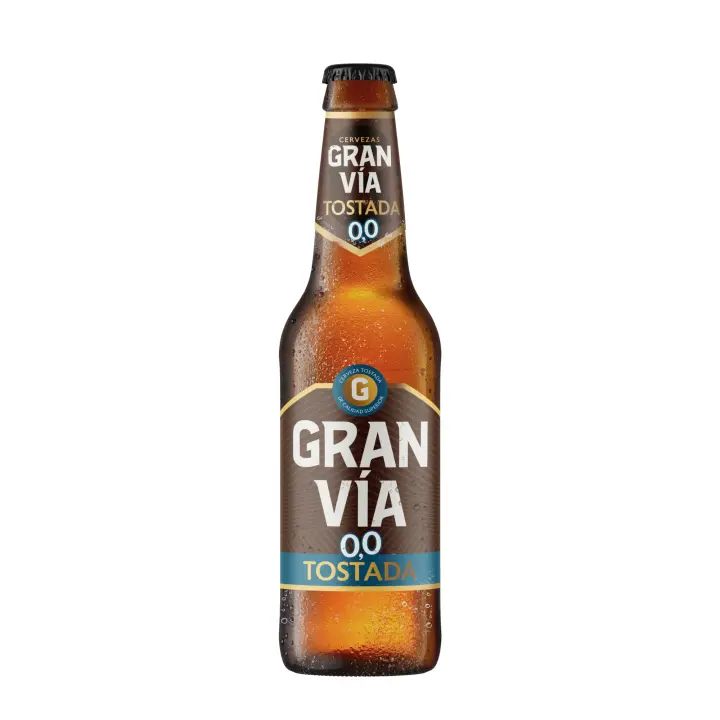 Cerveza Gran Vía Tostada 0,0 - 1