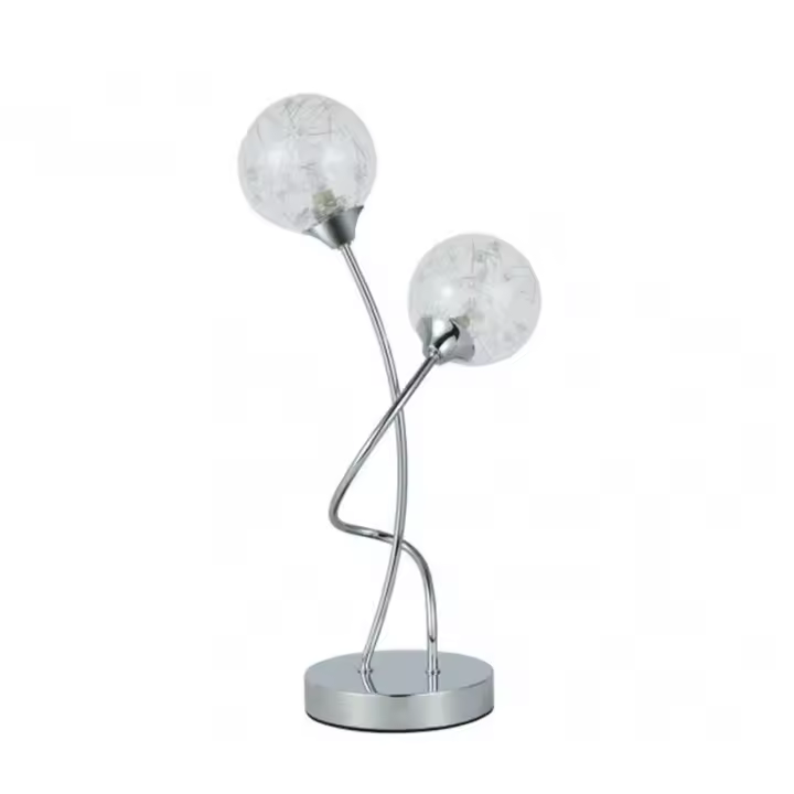 Lámpara de Mesa FABRILAMP Sobremesa Rio De Janeiro Cromo 45x24x14 Cm - 1