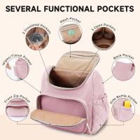 Bolso de mano para pañales, gran capacidad, impermeable, para mamá, de viaje, con caja para chupete y cambiador. - details 2