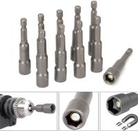 Juego De Llaves De Impacto Magnéticas 6mm-19mm Con Adaptador De Broca 1/4 Para Taladro Y Drivers De Impacto Material De Acero Crômio-válvulo - details 12