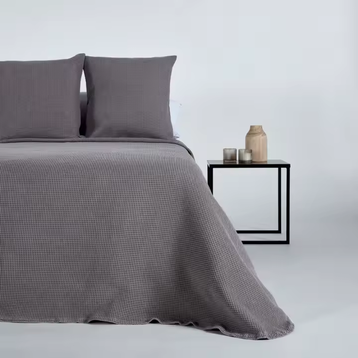 10XDIEZ Colcha algodón nido abeja  214 - Decorativas y acoges para dormitorio - 1