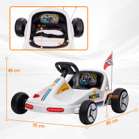 AIYAPLAY Kart Eléctrico para Niños de +3 Años Kart Eléctrico 6 V con Música Luz Bocina Cinturón de Seguridad Go Kart Carga 50 kg - details 2