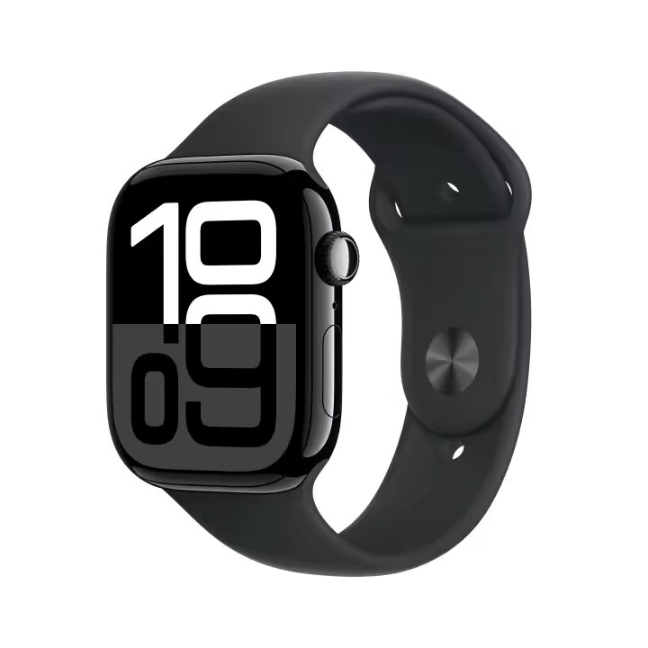 Apple Watch Series 10 OLED 46 mm digital 416 x 496 píxeles pantalla táctil negra WiFi GPS (satélite) - 1