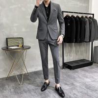 Traje De Boda Para Hombre De Alta Calidad Dos Piezas Traje De Negocios Casual Banquete Ensemble De Lujo Con Pantalones - details 23