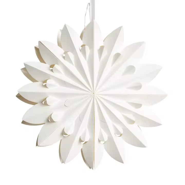 Ledkia Estrella LED Papel con Batería Capella Blanco - 1