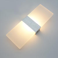 Modernas Sconces De Pared LED 6W/12W Luz De Acero Inoxidable Iluminación Para Sala De Estar Pasillo Dormitorio Decoración - details 9