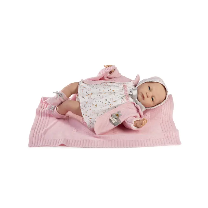 Muñecas Berbesa, Bebé Reborn chaqueta rosa 5308, Muñecas para niñas muñecas juguetes para niñas muñecas recien nacidas muñecas recien nacidos - 1