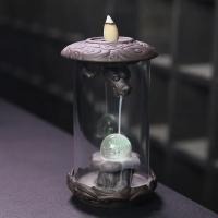 Encendedor De Incienso De Bajo Flujo Con Diseño De Dragón Chino Y LED Para Decoración Del Hogar Feng Shui Artesanal De Acrílico Resistente Al Viento - details 5
