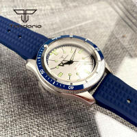Reloj De Buceo Automático Tandorio 40mm Cristal De Zafiro Domado Acero Inoxidable Luminoso Resistente Al Agua 20BAR Masculino - details 35
