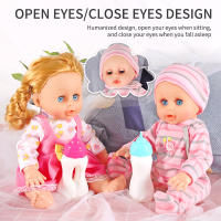 Muñeca De Simulación Que Puede Hablar Y Pestañear Juguete Educativo Para Niños Y Niñas Con Función De Alimentar Bebé Y Soothing Sleep Ideal Para Edad 3-6Años - details 0