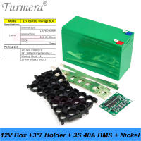 Caja De Almacenamiento De Batería Turmera 12V 7Ah-20Ah Con Portador 3X7 18650 Y BMS 3S 40A Para Motocicleta Reemplazo De Batería De Plomo-Acido - details 6