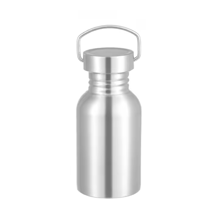 Botella De Agua Para Bicicleta De Acero Inoxidable 350ml/500ml/600ml/750ml Aislada Al Vacío Para Deportes Y Fitness Estilo Clásico Reutilizable - 1