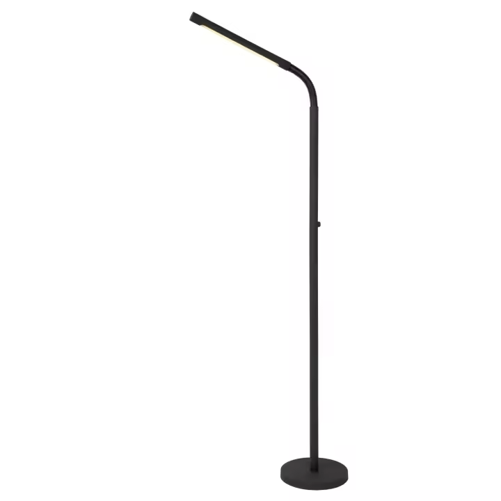 Lucide GILLY - Lámpara de lectura Recargable - Batería/acumulador - LED Regul. - 1x6W 2700K - Negro - 1