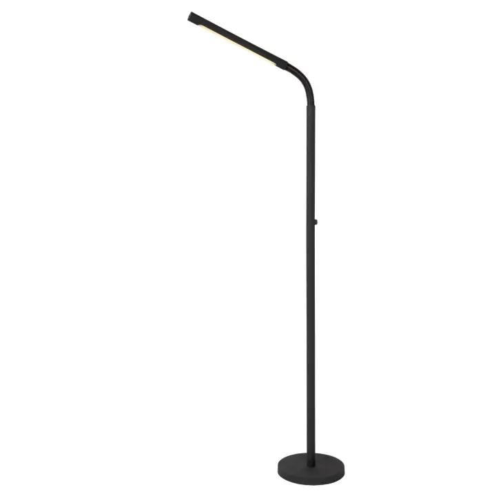Lucide GILLY - Lámpara de lectura Recargable - Batería/acumulador - LED Regul. - 1x6W 2700K - Negro - 1