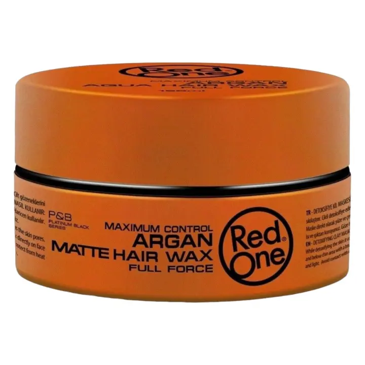 RED ONE Cera para Cabello - Matte Hair Wax ARGAN 150ml - 1