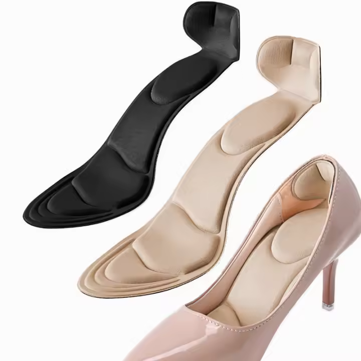 Almohadillas De Memoria Para Zapatos De Tacón Alto Para Mujer Antideslizantes Cortables Comodidad Transpirables Protección Del Talón Masajeadoras - 1